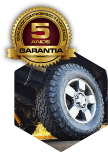 Selo de garantia 5 anos Real Tyres Premium